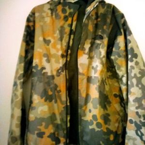 The North Face Camo Hooded Windbreaker